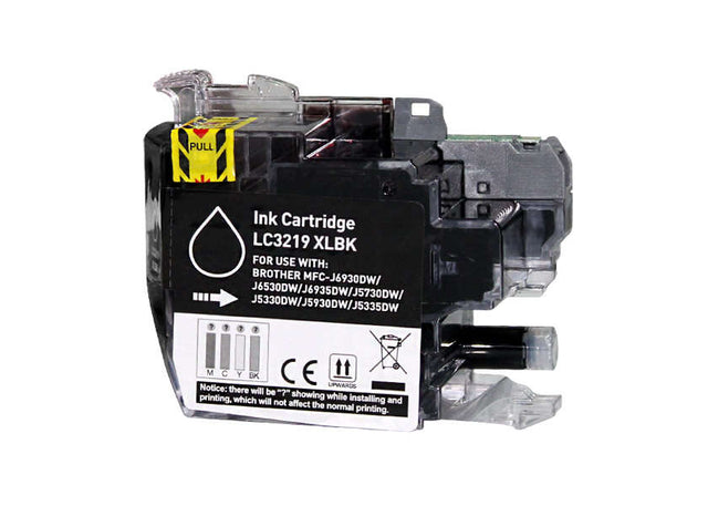 Tinta compatible con Brother LC3219XLBK Negro