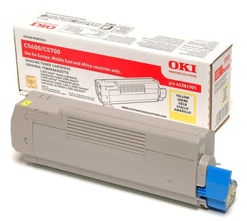 Toner Amarillo 43381905 Oki C5600/C5700