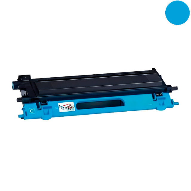 Toner compatible con Brother TN135C Cian