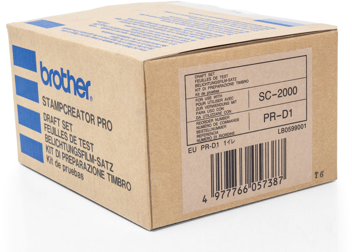 Kit Brother Fotolitos + Cinta Térmica + Limpiadores