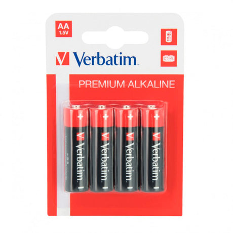 Pilas Alcalinas Verbatim AA LR06 Pack 4 uds
