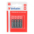 Pilas Alcalinas Verbatim AAA LR03 Pack 4 uds