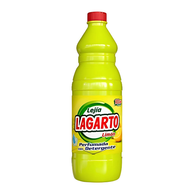 Lejía Perfumada Limón con Detergente Lagarto 1500ML