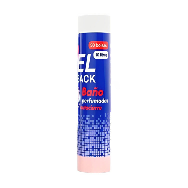 Rollo Bolsas de Basura  10L 39X40 perfumadas Blancas 30 uds