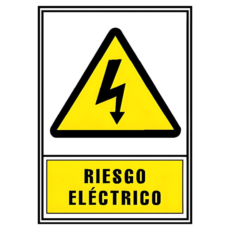 Señal Riesgo Electrico 210x297mm