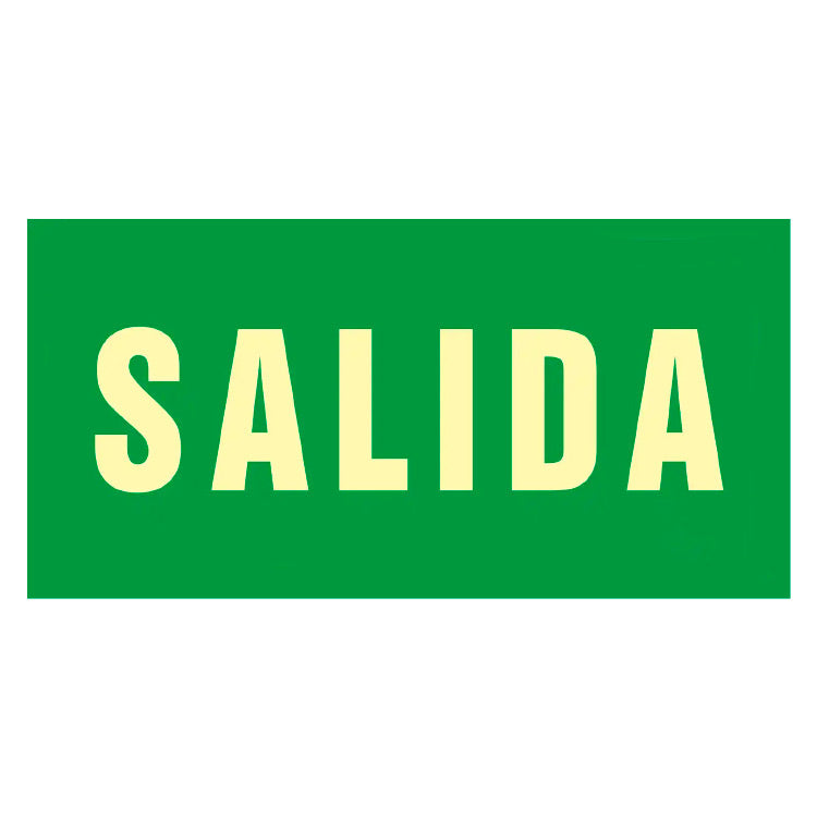 Señal Salida 300x105mm pack 2 uds
