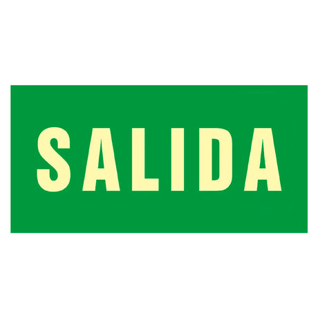 Señal Salida 300x105mm pack 2 uds
