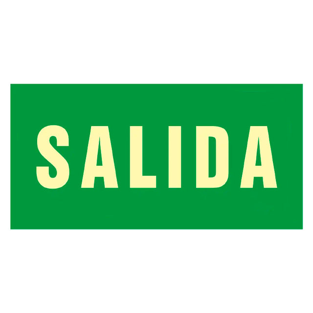 Señal Salida 300x105mm pack 2 uds