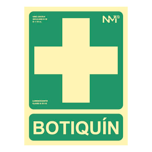Señal Botiquín 224x300mm