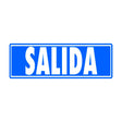 Señal Salida 175x65mm