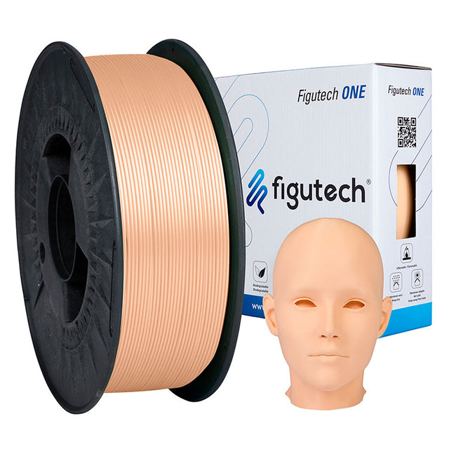 Figutech ONE Filamento PLA Piel clara 1.75mm 1Kg