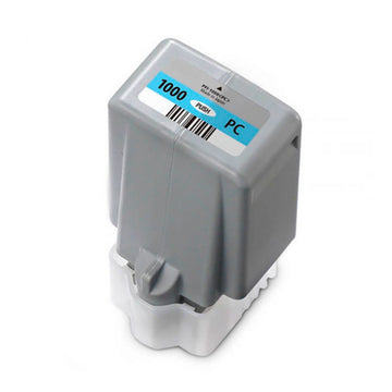 Tinta compatible Canon PFI-1000PC Cian foto