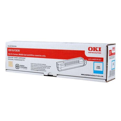 Toner Cian 44059107 Oki C810/C830