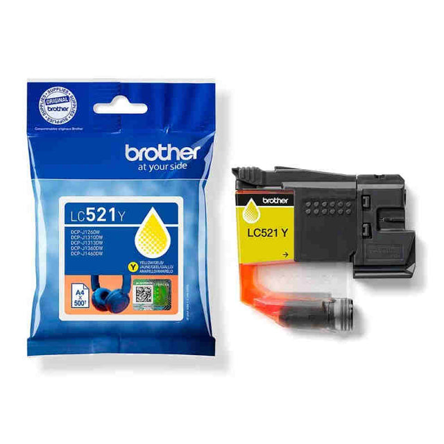 Tinta Brother LC521Y Amarillo Original