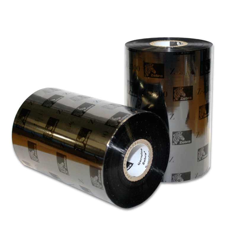 Ribbon Zebra 110mm X 450m Negro Caja De 12 Ud