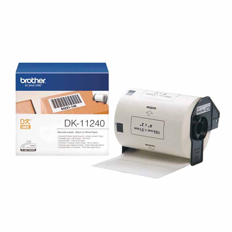 Brother DK-11240 Etiquetas Adhesivas Precortadas 102x51mm