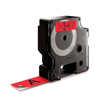 Dymo Cinta LM D1 19mmx7m Negro/Rojo