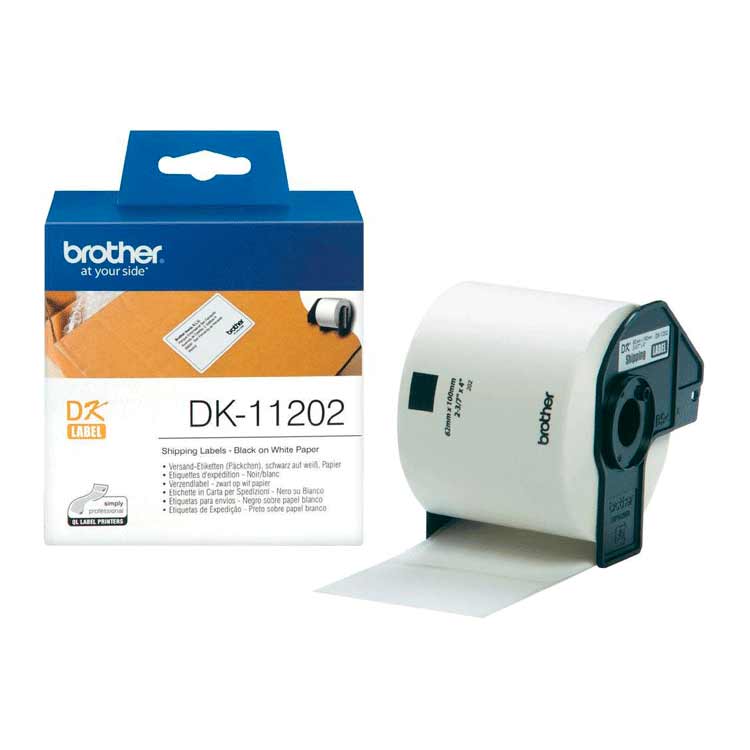Brother DK-11202 Rollo De Etiquetas Para Envíos 62mm