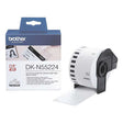 Brother DK-N55224 Rollo Papel Continuo No Adhesivo 54mm