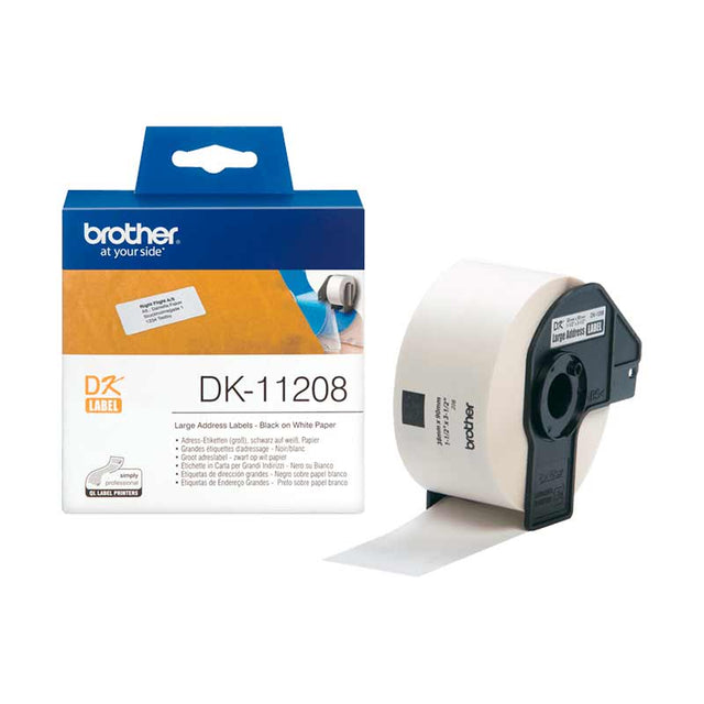 Brother DK-11208 Etiquetas adhesivas Dirección 38mm
