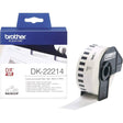 Brother DK22214 Cinta Adhesiva Continua Blanca 12mm