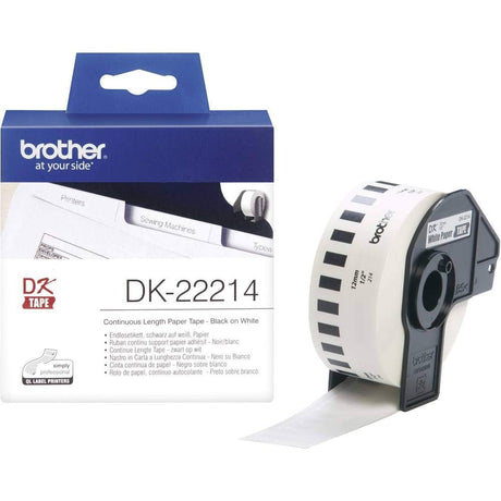 Brother DK22214 Cinta Adhesiva Continua Blanca 12mm