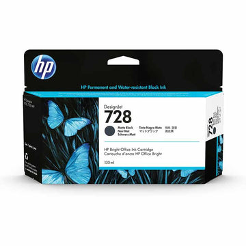 Tinta HP 728 3WX25A Negro Mate 300ml
