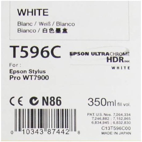 Tinta blanca Epson GF Stylus Photo WT7900