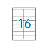 APLI Etiquetas Adhesivas 105x35mm Blanco Impresión