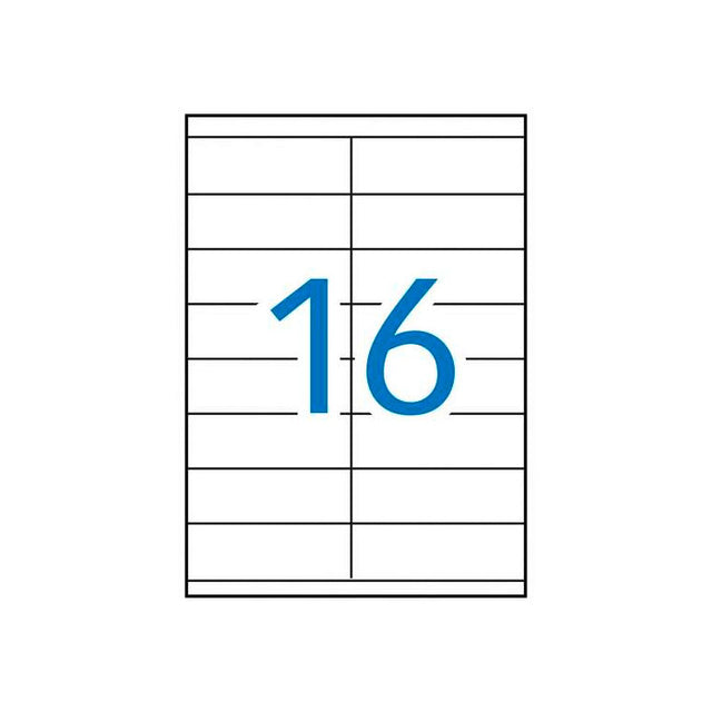 APLI Etiquetas Adhesivas 105x35mm Blanco Impresión