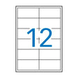 APLI Etiquetas Adhesivas 97x42,4 mm Blanco Impresión