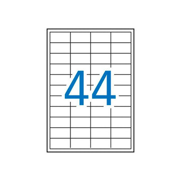 APLI Etiquetas Adhesivas 48,5x25,4 mm Blanco Impresión