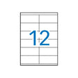 APLI Etiquetas Adhesivas 105x48 mm Blanco Impresión