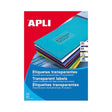 APLI Etiquetas Adhesivas 210x297 mm Translúcido impresión