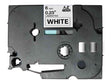 Cinta rotuladora compatible con Brother TZE-211 6mm