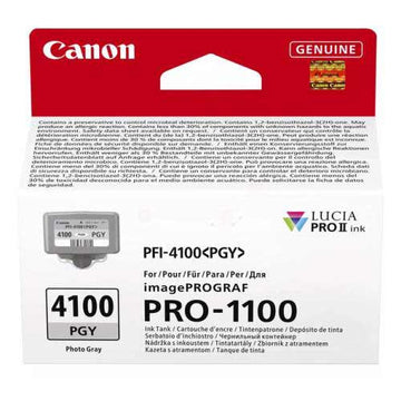 Tinta Canon PFI-4100 Gris Foto Original 6784C001