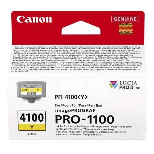 Tinta Canon PFI-4100 Amarillo Original 6780C001