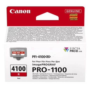 Tinta Canon PFI-4100 Rojo Original 6785C001
