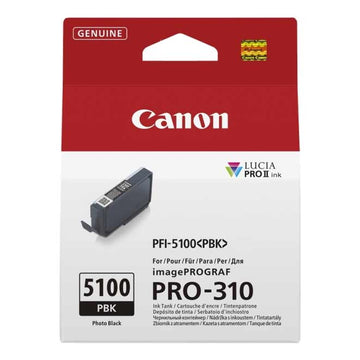 Tinta Canon PFI5100PBK Negro Foto Original