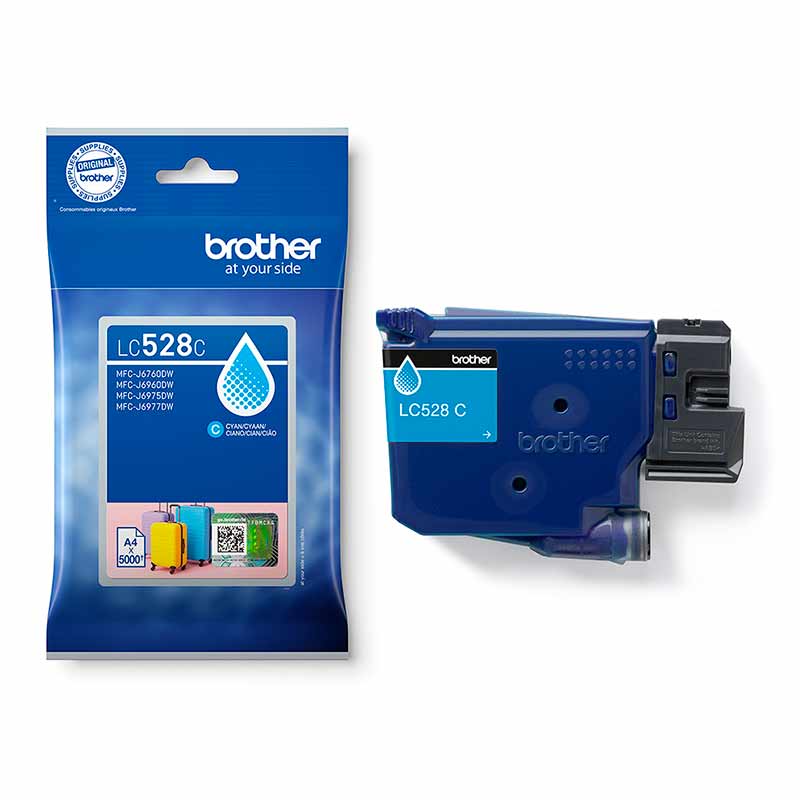 Tinta Brother LC528C Cian original