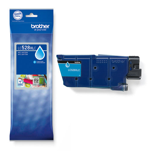 Tinta Brother LC528XLC Cian original