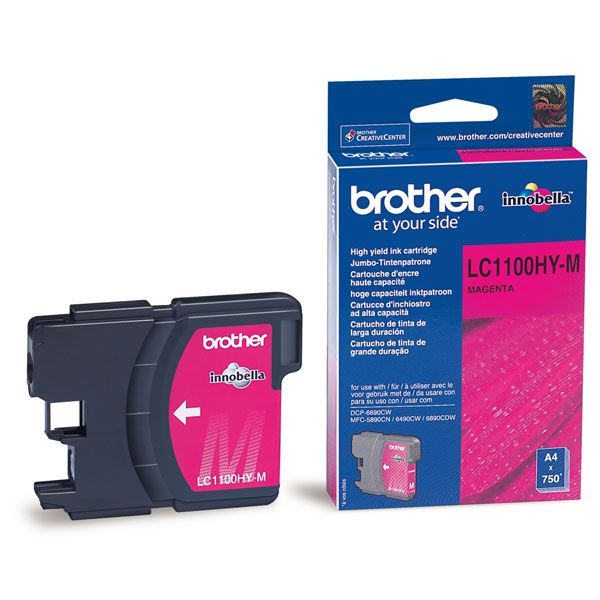 TINTA MAGENTA BROTHER LC1100HYM MFC6490CW ALTA CAPACIDAD