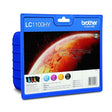 PACK 4 TINTAS COLORES BROTHER LC1100HYVAL ALTA CAPACIDAD