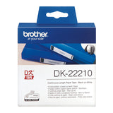 Brother DK22210 Cinta Adhesiva Continua 29mm imagen 1