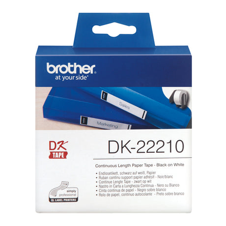 Brother DK22210 Cinta Adhesiva Continua 29mm imagen 1