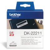 Brother DK22211 Película Plástica Adhesiva 29mm imagen 1