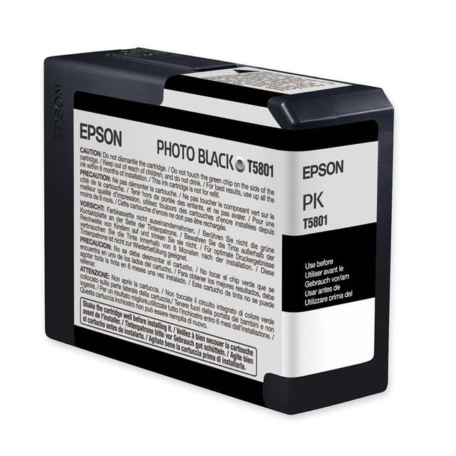 Tinta Negra Foto T5801 Epson Stylus pro 3800 80ml