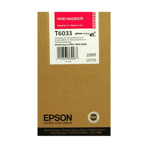 Tinta Magenta Vivo T6033 Epson Stylus Pro 7880/9880 220ml