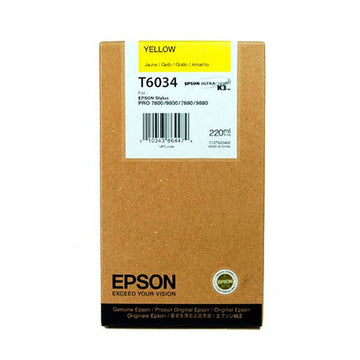 Tinta Amarilla T6034 Epson Stylus Pro 7800/9800 220ML