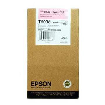 Tinta Magenta Claro Vivo T6036 Epson Stylus Pro 7880/9880 220ML